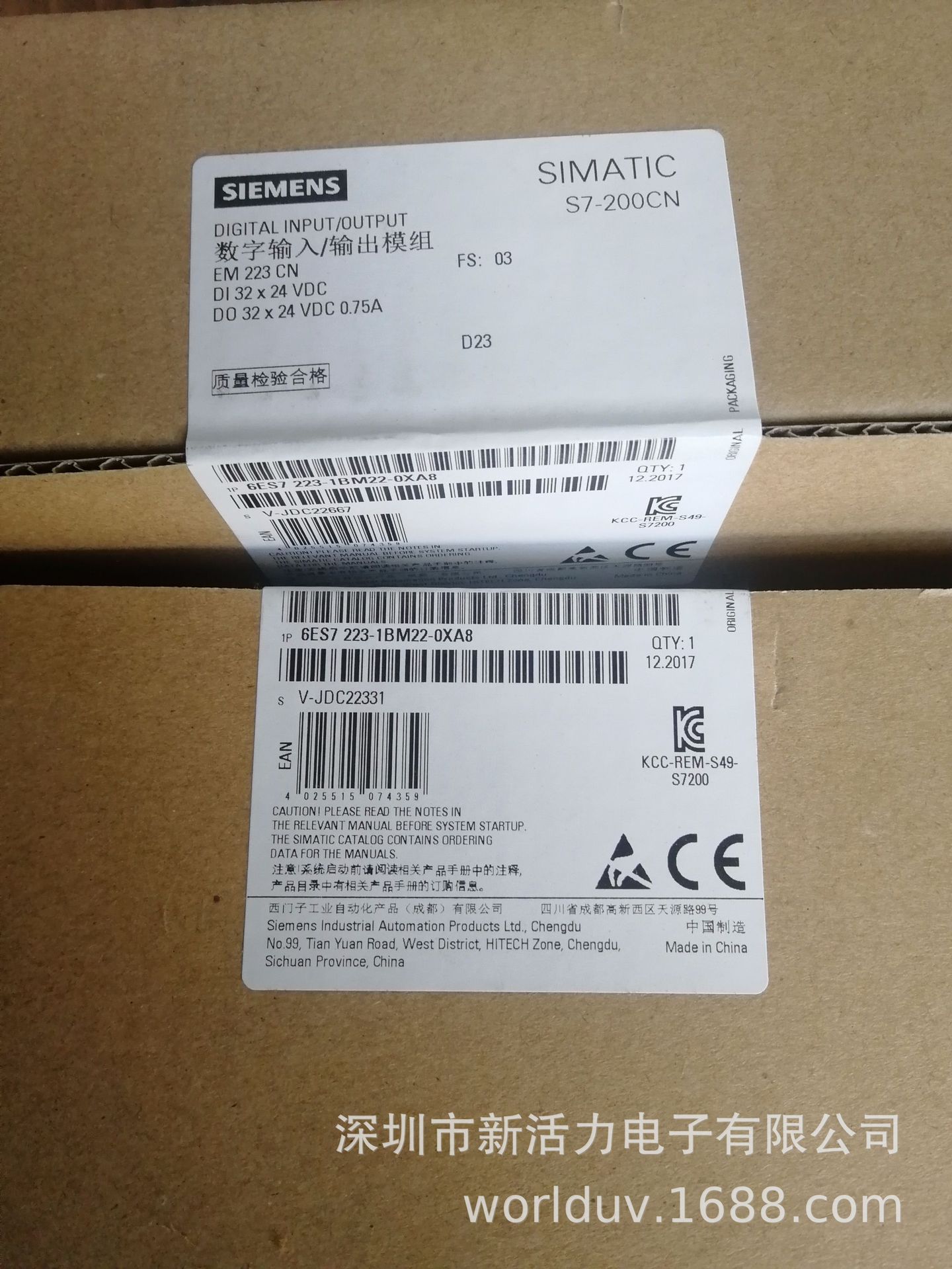 6ES7223-1BM22-0XA8������S7-200 EM223 CN 6ES7 223-1BM22-OXB8