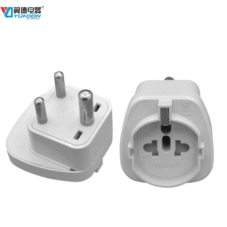 翼德小南非转换插头 美标欧标转小南非旅行转换插头 印度转换头