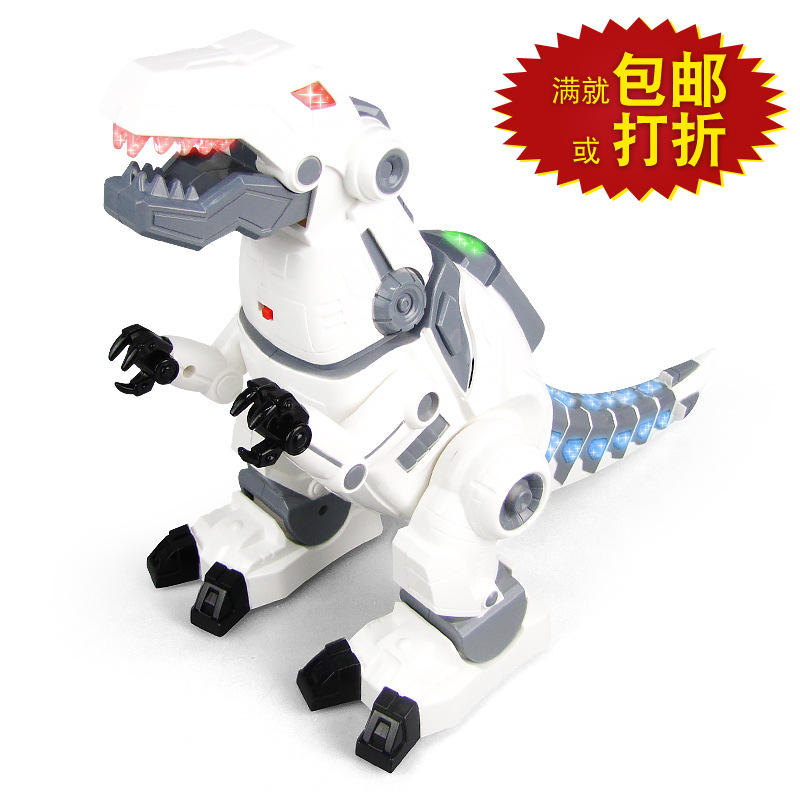 Nueva maquinaria eléctrica Overlord batalla dragón simulación sonido automático caminando luz música puesto Venta caliente al por mayor juguetes