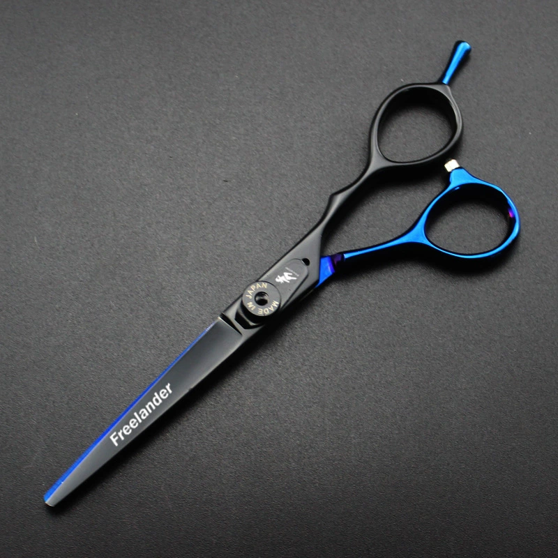 New 6.0 -inch God Walker Black and Blue Haoda Scissors Big Cheap Flatable Bangs Scissors Shear Shear thinner