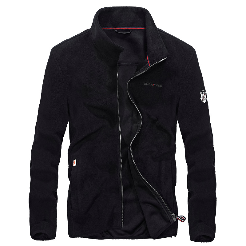 Chaqueta de lana al por mayor transfronteriza chaqueta de lana polar para hombre chaqueta de lana al aire libre chaqueta de lana más tamaño suéter cálido hombres