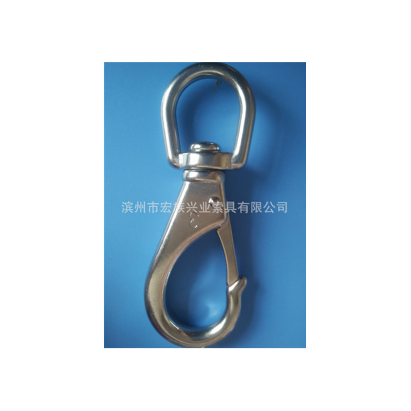 厂家销售 现货供应不锈钢万向钩3号  货钩 狗链头弹簧钩 吊环