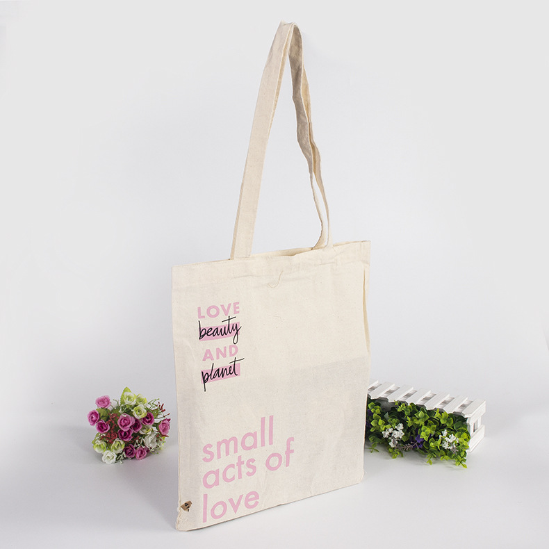 批发公司广告宣传环保折叠手提棉布袋时尚购物帆布袋定做印logo