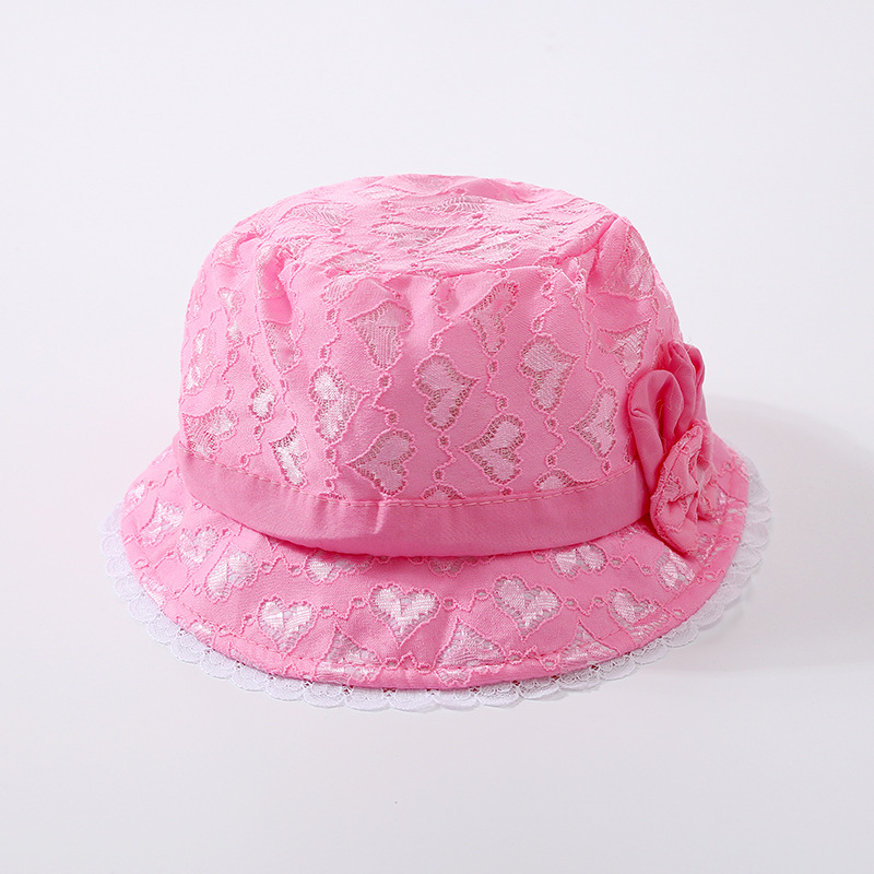 2019 Female baby hat 3-12 A month Lace Bucket hats summer Visor Sunscreen Jacobs baby Sun hat