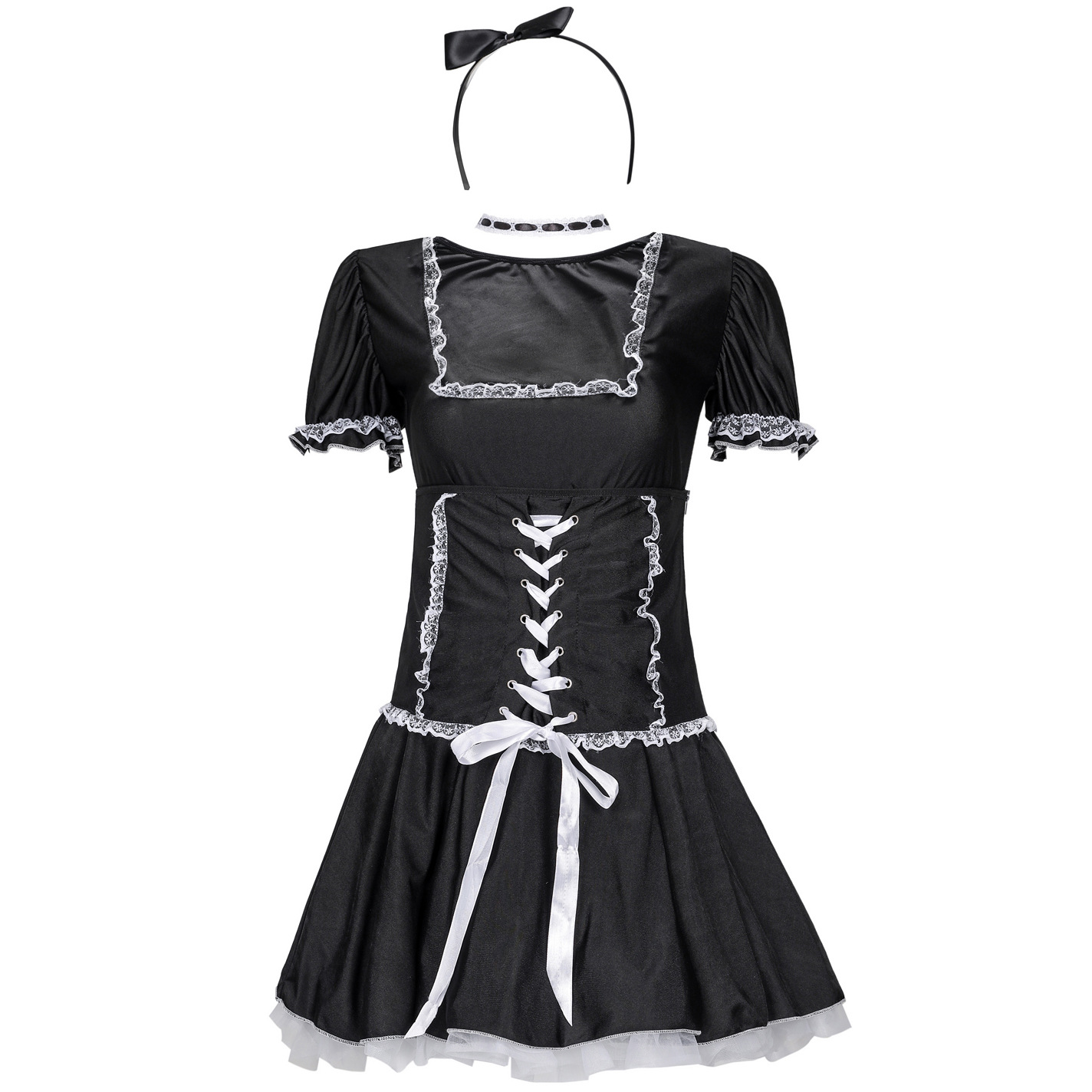 anime maid cosplay dress sexy lingerie nihaostyles wholesale halloween costumes NSMRP79094