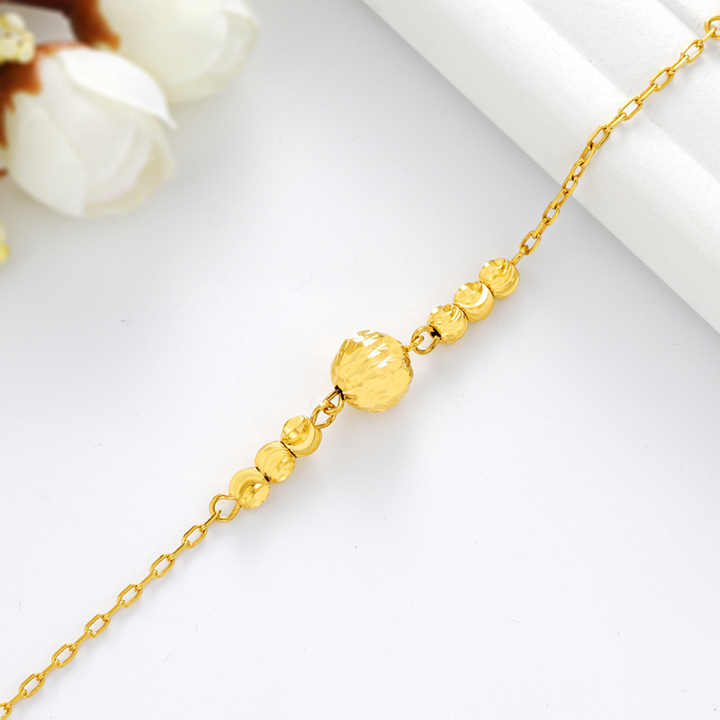 Amazon popular playa Bohemia tobillera arena oro a esmerilado hecho a mano con cuentas estilo étnico tobillera al por mayor