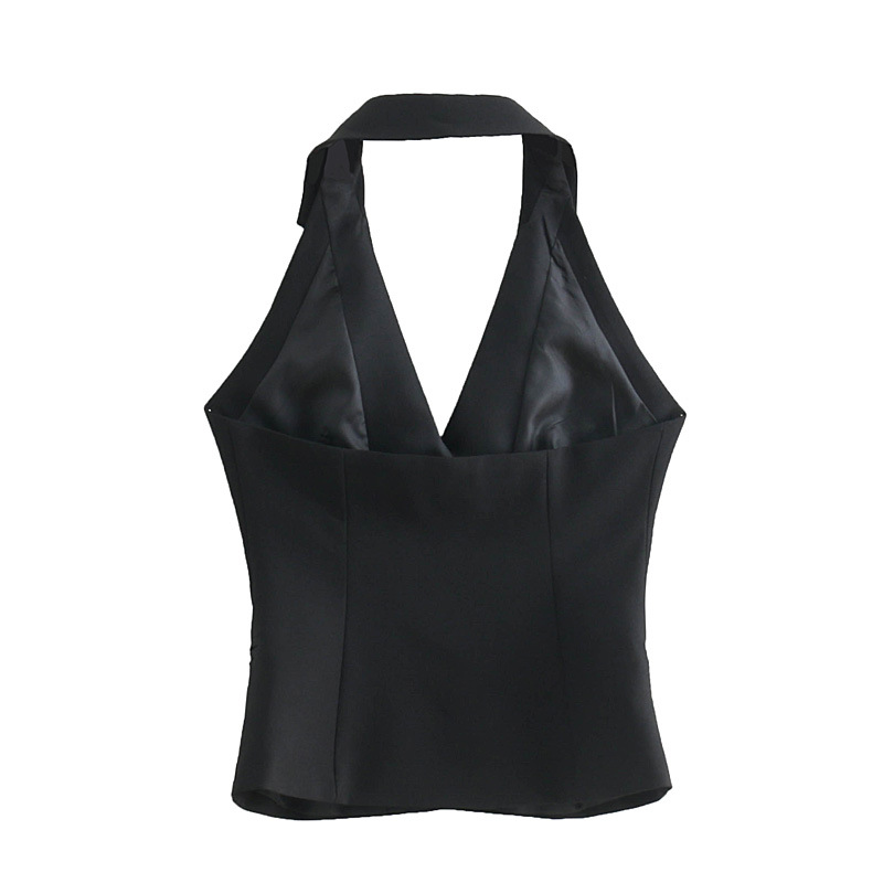 Gilet femme en Mélange de fibres chimiques - Ref 3317356 Image 8