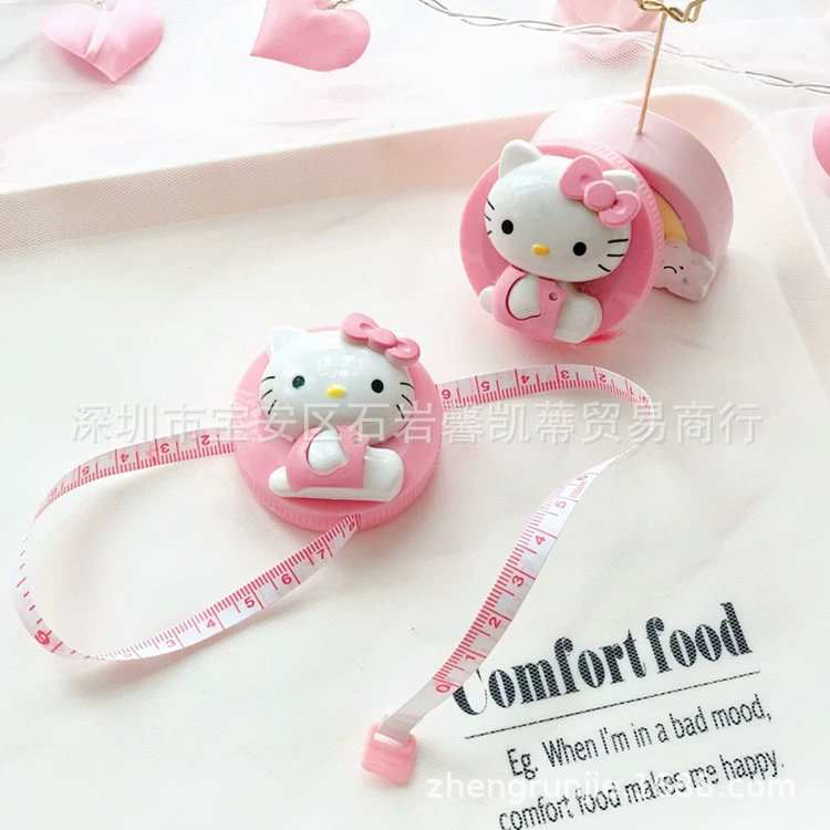 Cute fuchsia small ruler, 1.5meter