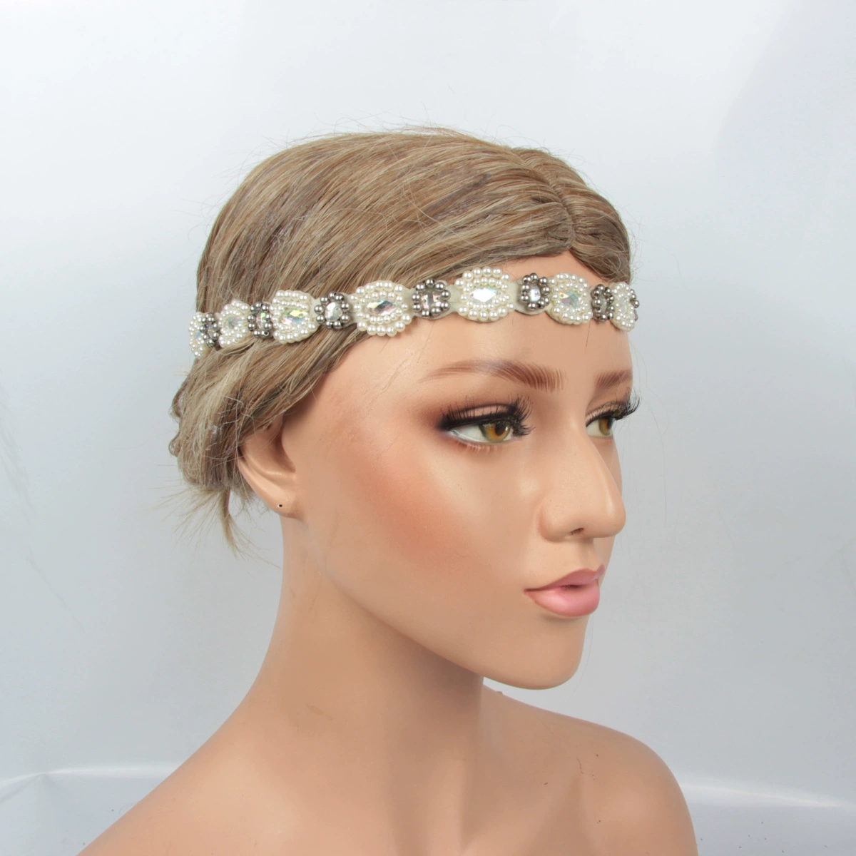 Европейский и американский стиль 1920-х Simple rope head with GatsBY outfit dance party banquet hair rope