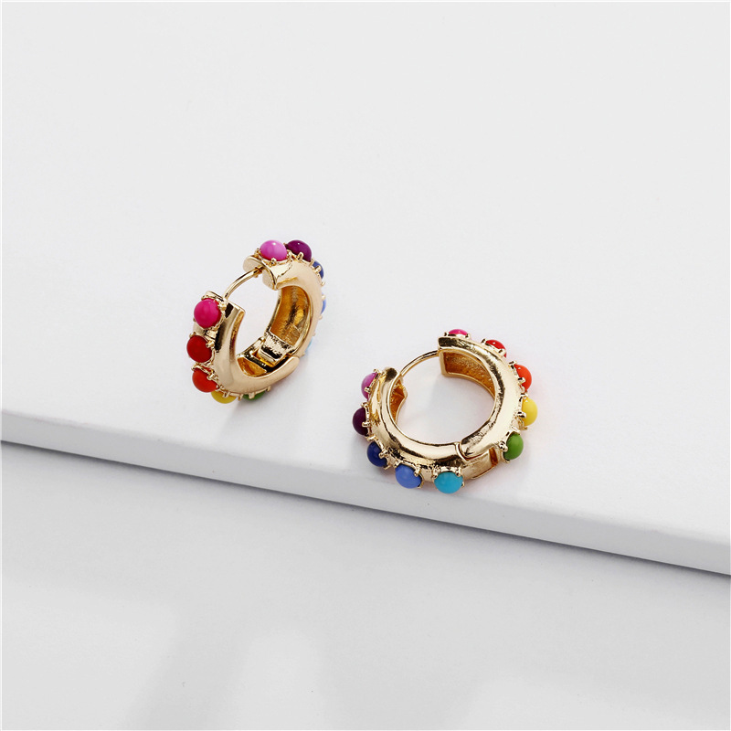 Wholesale Jewelry Fashion C Shape Alloy Plating Earrings display picture 2