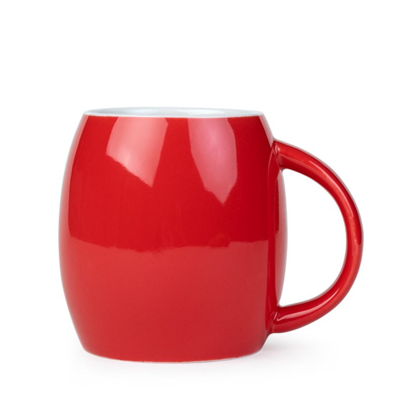 Hermoso conjunto de tazas de cerámica, tazas de color, tazas de agua, tazas de café pequeñas, publicidad LOGO impreso