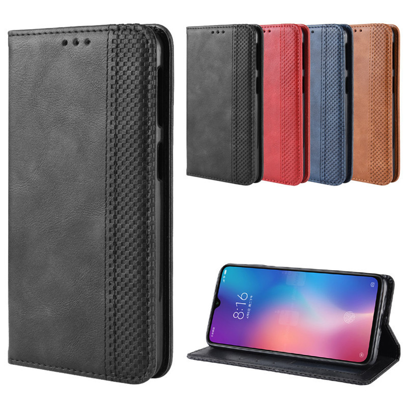 For Xiaomi 9 Lite Mobile Phone Case Magnetic Flap Leather Case for Xiaomi 9 Lite Card Wallet Case
