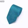 Knitted fashionable tie, trend multicoloured arrow, 7cm