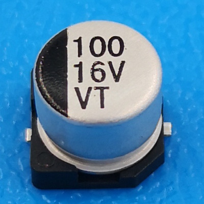 16V100uF贴片电解电容VT 6.3*5.4  100uF 16V 贴片铝电解电容