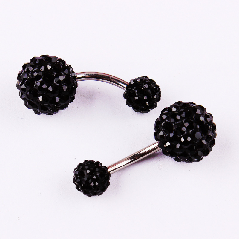 Labret piercing jewelry detail image