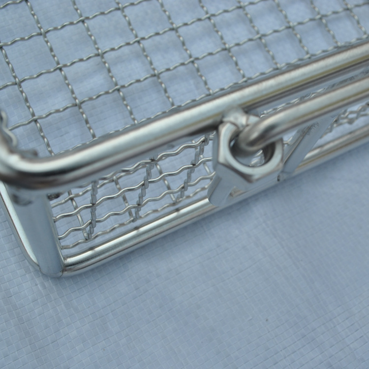 不锈钢金属消毒筐灭菌筐网篮储物筐熏蒸筐，清洗筐