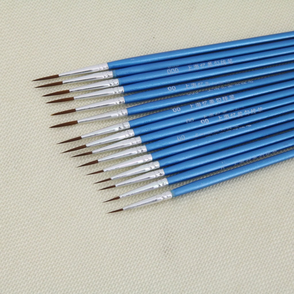 (Wholesale), nylon art liner for manicure, digital watercolour, crayons, gouache, brush, Shanghai 2