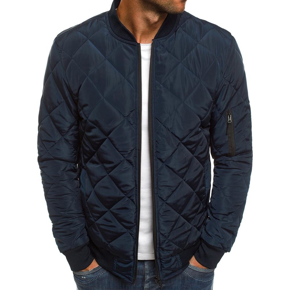 New foreign trade cross border men's Amazon solid jacket in winter of 2019