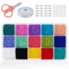 Glossy set, 15 cells, 15 colors, 2mm