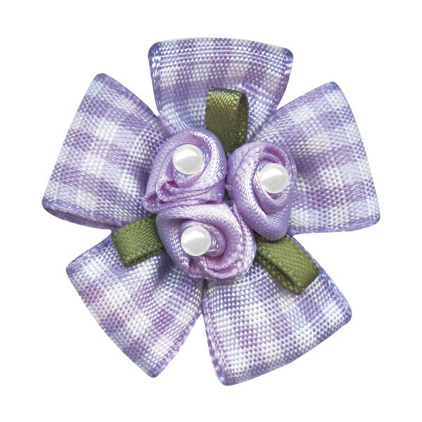 Yao Ming cinta flor decoración hecha a mano 3,6 cm de ancho cinta arco horquilla tocado ropa cinta pequeña flor arco