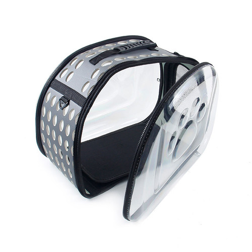 Factory direct sales pet bag, portable bag for going out, transparent bag, dog cage, breathable cat backpack, cat supplies