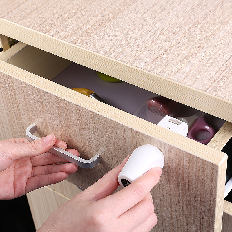 亚马逊热销 儿童磁力锁 儿童多功能安全隐形抽屉锁宝宝磁铁安全锁