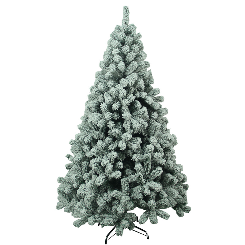 白色圣诞树套餐落雪植绒树1.5/1.8米520装饰2.1雪松树家用