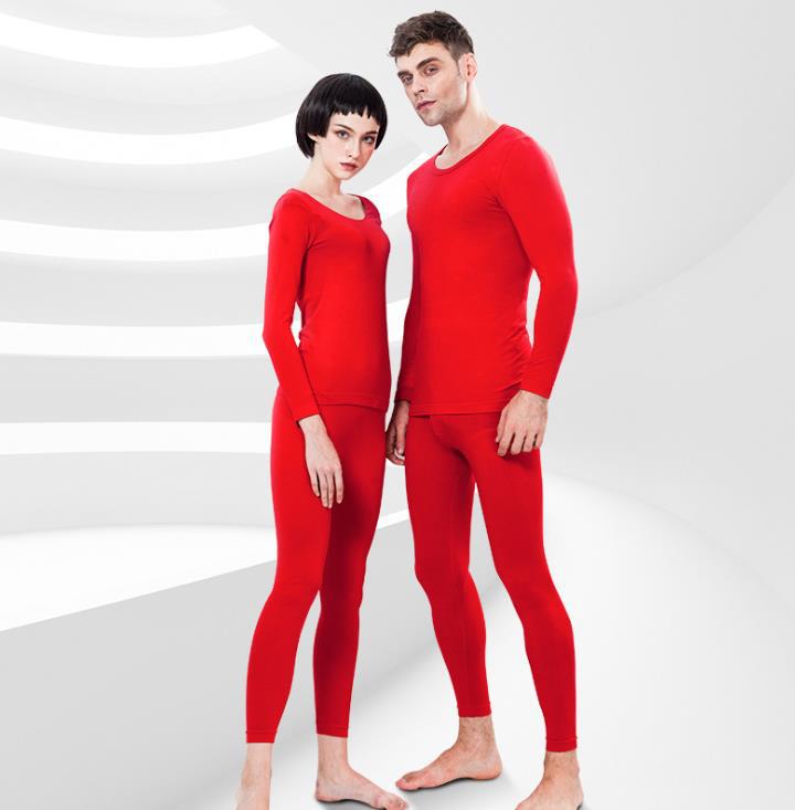 red thermal pants