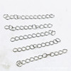 DIY pulling the tail -end jewelry accessories extended chain bracelet necklace end connecting chain 100 per pack