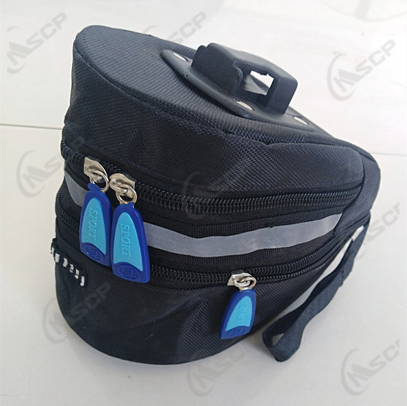 Bolsa de sillín de bicicleta de montaña de conducción tubo de asiento trasero bolsa de cola Kit de cojín Ciclismo Bicicleta equipo