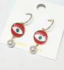 Long retro earrings with tassels from pearl, wholesale, European style