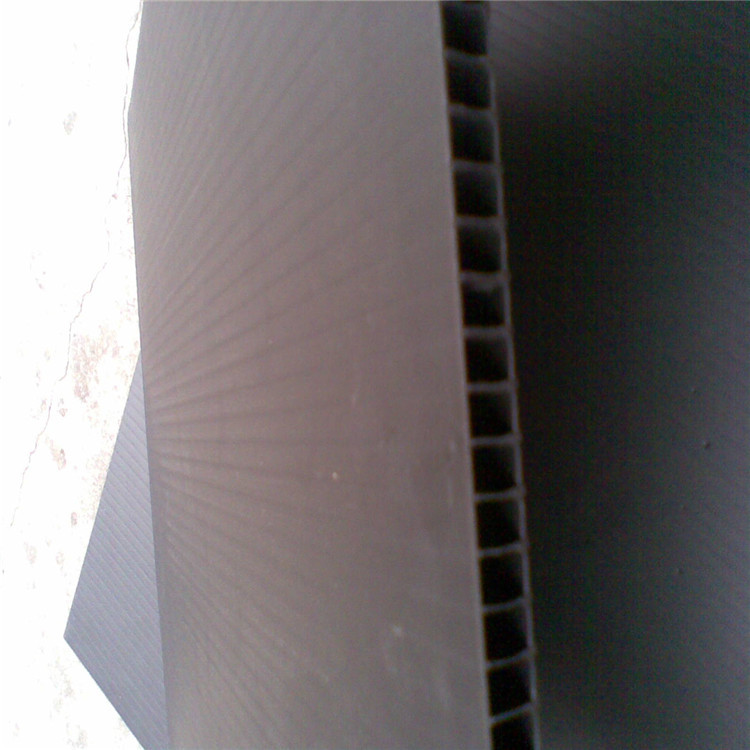 生产重庆3mm白色PP中空板 厦门4mm静电黑色万通板 5mm蓝色瓦楞板