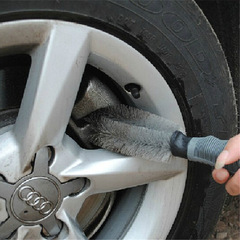 Car tire brush wheel hub brush car wash tool cleaning cleaning mop artifact special powerful decontamination brush