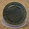 Medal, antique enamel, metal souvenir, badge, coins, USA