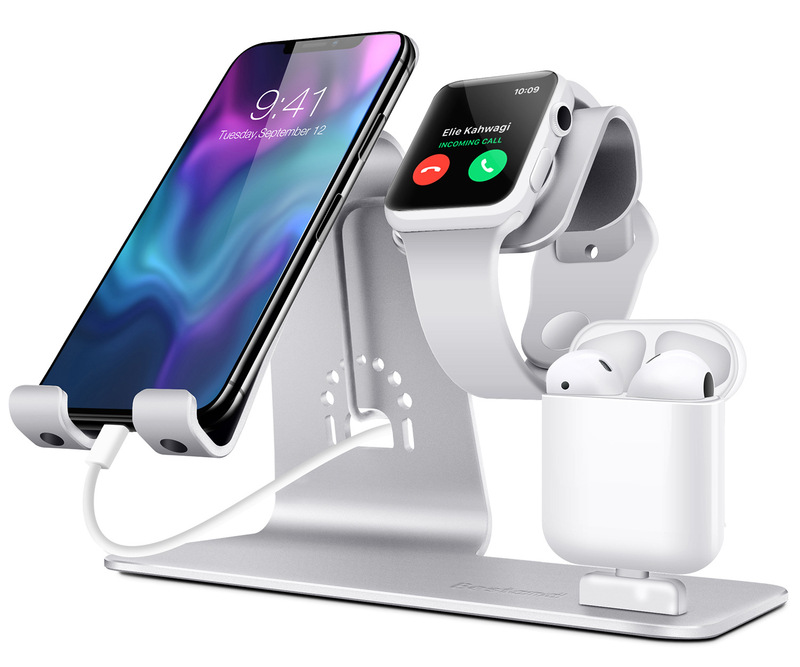 Bstand three-in-one aluminum alloy desktop stand for iPhone Watch AirPods Bluetooth headset
