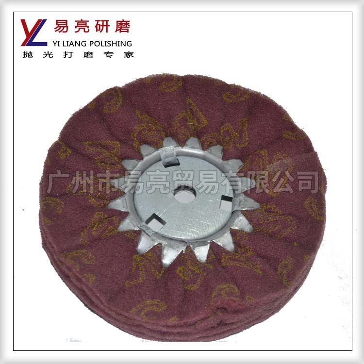 百洁布风轮 320#*200大*16孔 漆面处理 抛光打磨拉丝轮 抛光轮 纹