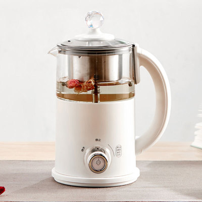 拓优达蒸汽煮茶器 黑茶普洱电热水壶煮茶器 全自动玻璃电蒸茶器|ms
