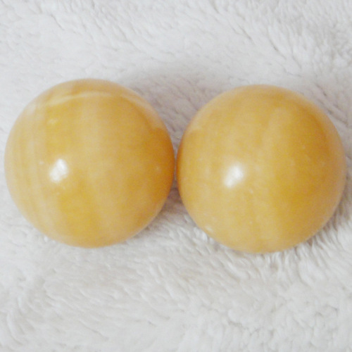 Manufacturer wholesale jade fitness ball handball beige jade fitness ball jade gifts wholesale