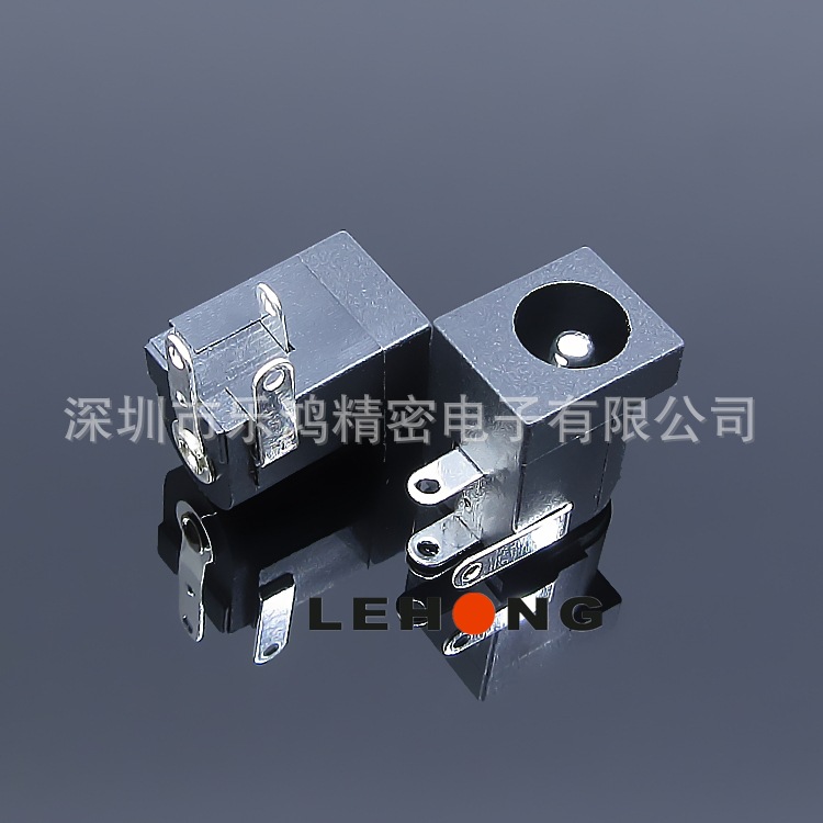 DC-005H厚脚3A大电流母座/全铜耐高温/DC电源插座/直流DC插座