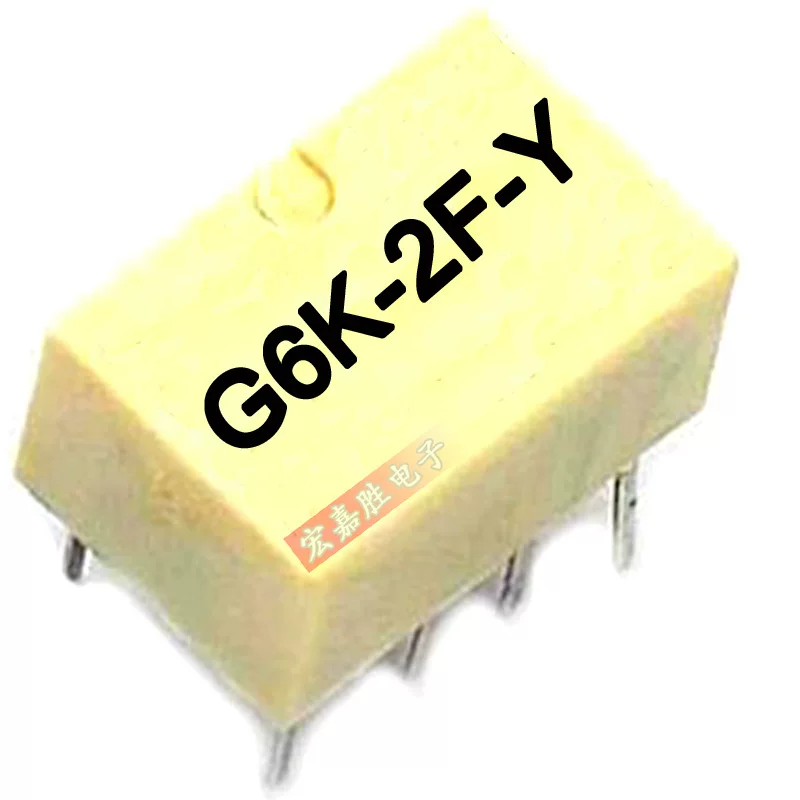 Клейкая наклейка для поверхности реле монтажа труб G6K-2F-Y-3VDC 8-контактное DC3V
