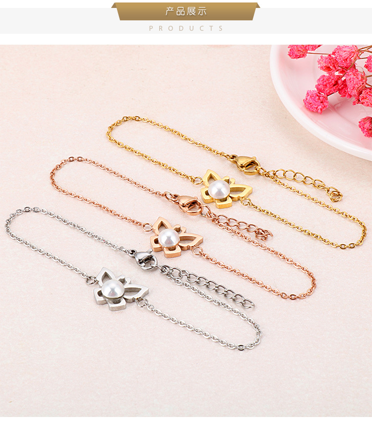 Bracelets Classification PVD Coated 18K Gold Plated Animal Titanium Steel Fashion Waterproof Non Tarnish Titanium Steel Bracelets