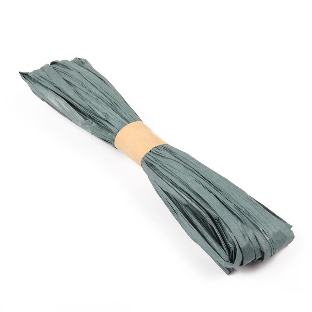 Directo de fábrica de bricolaje hecho a mano de la artesanía de la cuerda de papel de la cuerda tejida multicolor de color de la