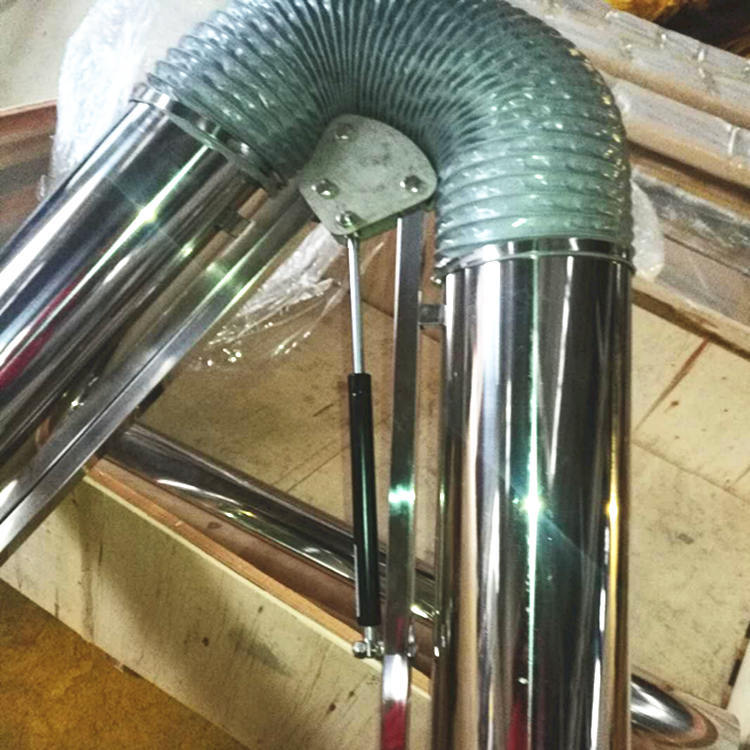 XQB30外置吸气罩浙江焊烟吸气罩不锈钢材质160mm管径烟气集成山东