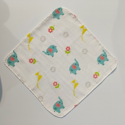 pure cotton Double gauze Kerchief Cartoon Jacquard weave Newborn baby towel Saliva towel Specifications 29*29