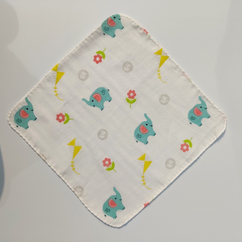 pure cotton Double gauze Kerchief Cartoon Jacquard weave Newborn baby towel Saliva towel Specifications 29*29