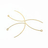 304/316 Stainless steel gold V -shaped ear hook geometric round line V -shaped ear hook jewelry DIY jewelry accessories