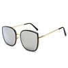 Trend glasses solar-powered suitable for men and women, universal metal plastic sunglasses, 2022