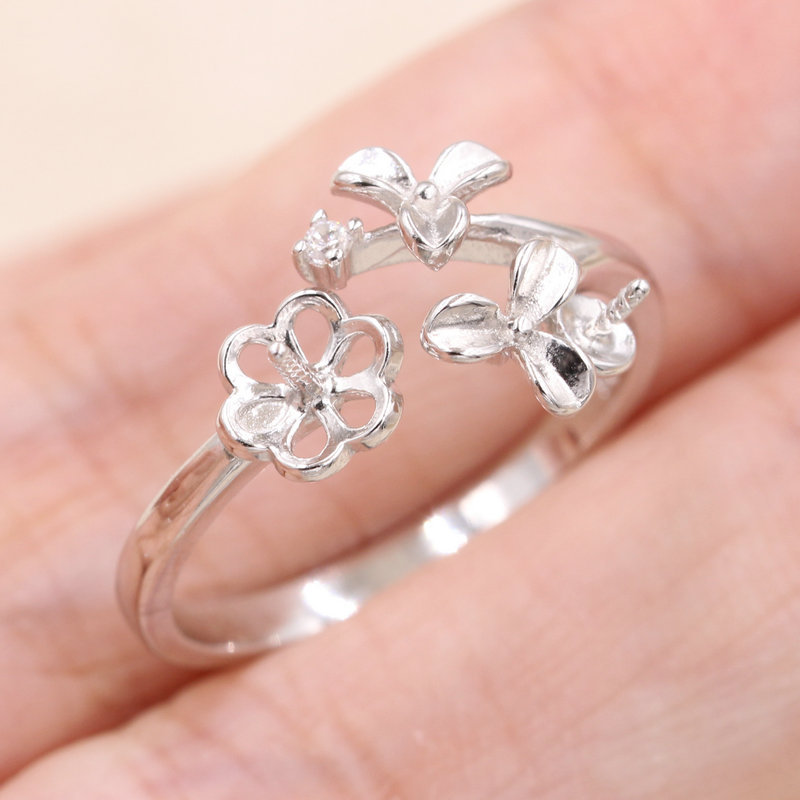 Silver silver plating white (excluding beads)