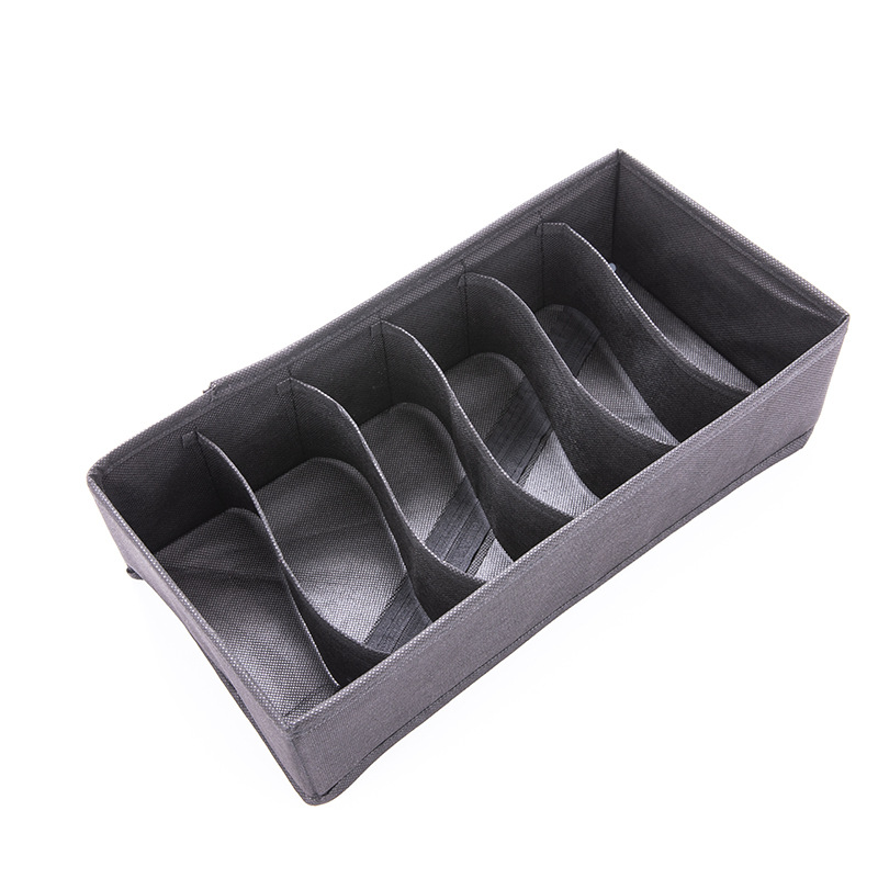 Naxin plegable caja de almacenamiento de tela no tejida de cuatro piezas de tela ropa interior sujetador calcetines cajón de almacenamiento caja de organización