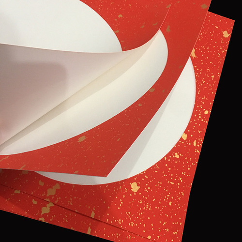 Batik retro thickened rice paper, traditional Chinese painting lens blank calligraphy training special rice paper, children's ink card paper